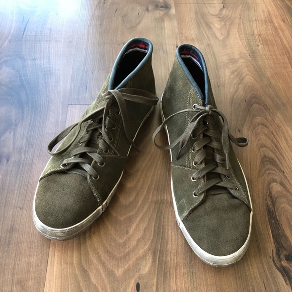 Boss Orange High Top Suede Chukka Boots - Picture 3 of 5